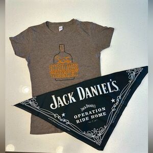 2 items | Jack Daniel’s Bandana and Birddog Whiskey Tee